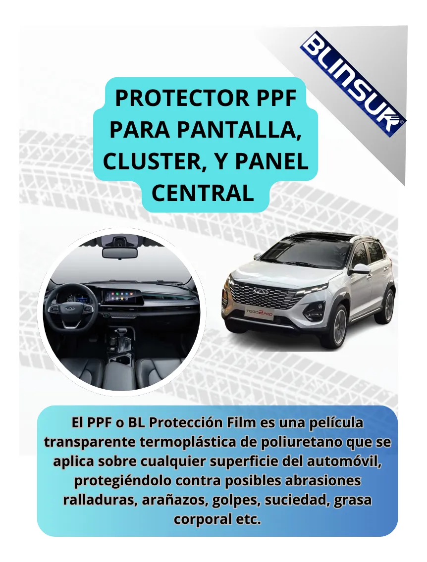 Protección Pantalla Clúster Panel Chirey Tiggo 2 Pro 2024 - Image 3