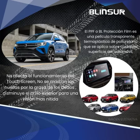 Protección Ppf De Pantalla Para Vw Taos 2024 - Image 3