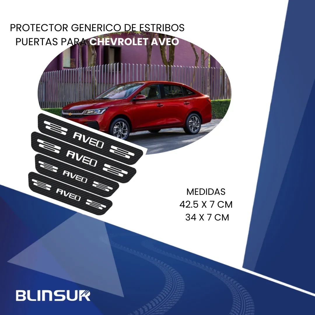 Cinta Protectora Bl Embellecedora De Estribos Para Aveo - Image 3