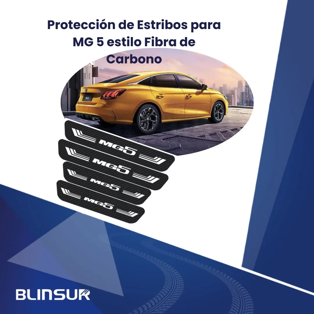 Sticker Protección Bl De Estribos 4 Puertas Para Mg5 - Image 3