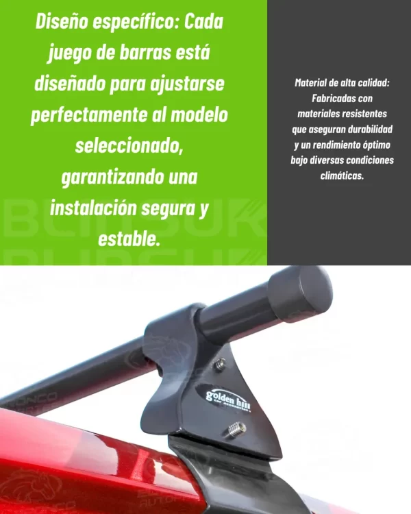 Barras Porta Equipaje Golden Hill Suzuki Jimny 2023