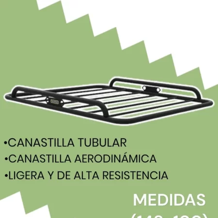 Canastilla Porta Equipaje Trainer Negra 148 X 100 Cm - Image 3