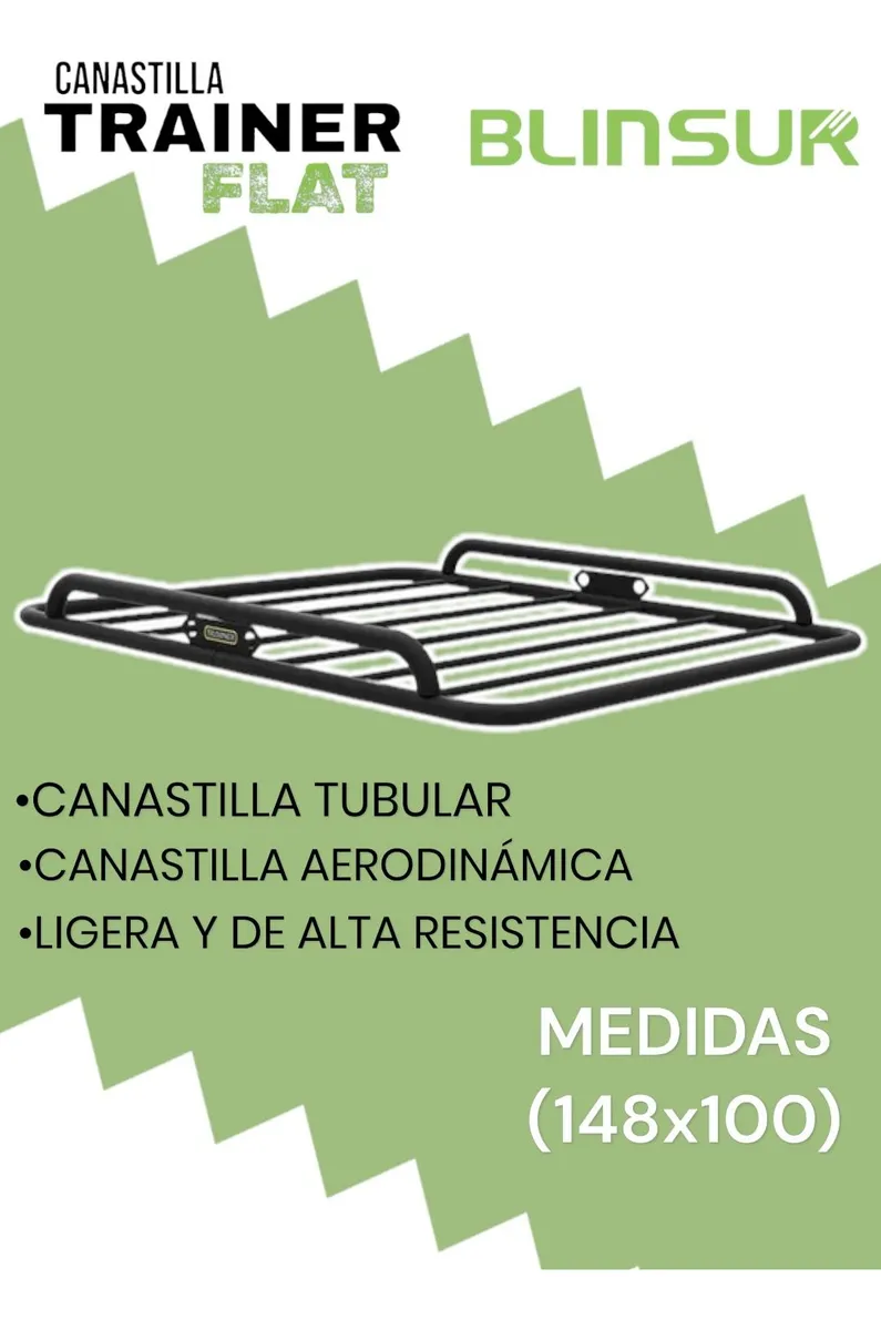 Canastilla Porta Equipaje Trainer Negra 148 X 100 Cm - Image 3