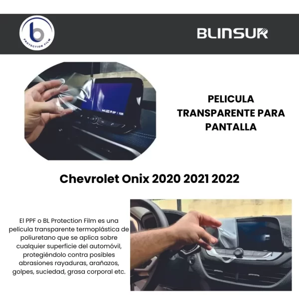 Protector Pantalla Chevrolet Onix 2020 2021 2022