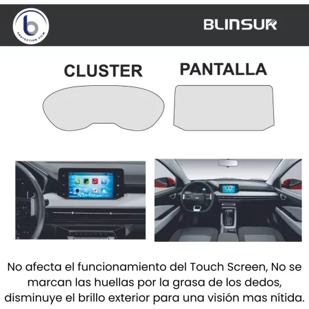 Protector Ppf Transparente Aveo Hb 2024 Pantalla Y Cluster - Image 3