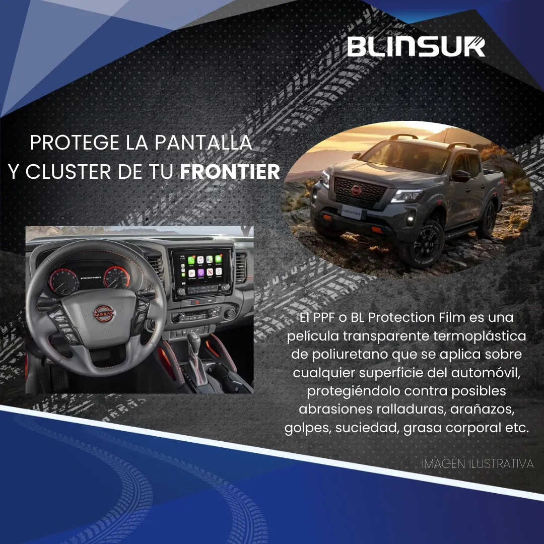 Protector Bl Pantalla Y Clúster Para Nissan Frontier 2024 - Image 3