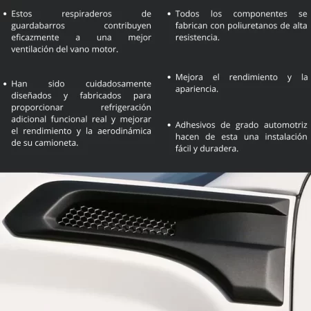 Tomas De Aire Salpicaderas Airdesign Gmc Sierra 2016-2018 - Image 3
