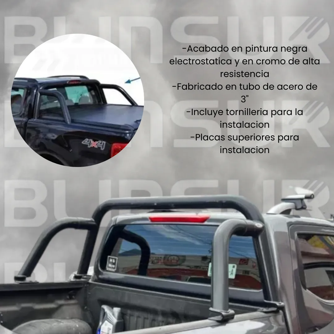 Roll Bar Sport Ford Ranger 1998 - 2012 Estilo Porteria Bronx - Image 3