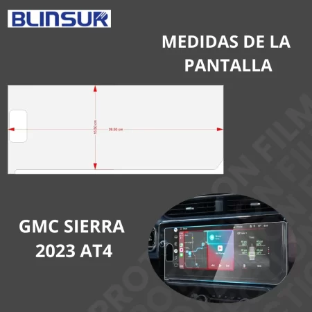 Protector Mica Pantalla Y Tacómetro Gmc Sierra At4 2023 - Image 3