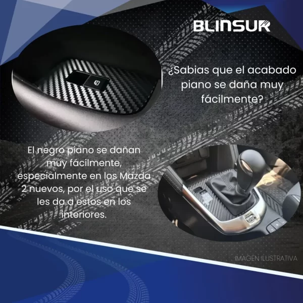 Kit Completo Sticker Bl Compatible Con Mazda 2 2019-2023