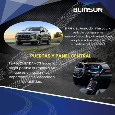 Protección Panel Central Y Puertas Para Chevrolet Trax 2024 - Image 3