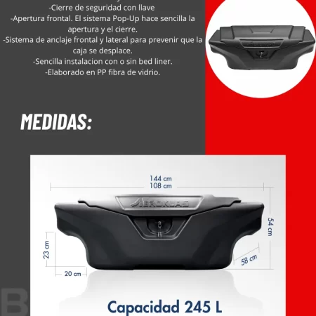 Caja De Herramientas Gravity Nissan Np300 Frontier 2016-2022 - Image 3