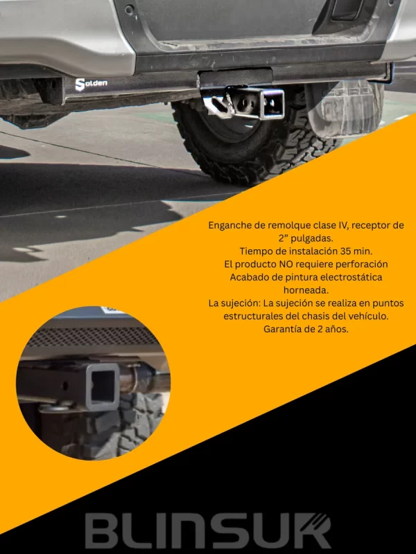 Tiron Jalon Arrastre Ranger 2023 - 2024 Wildtrack Gasolina