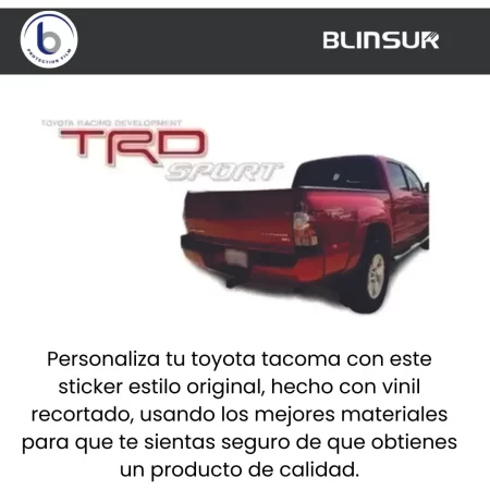 Calca Sticker Para Toyota Tacoma Trd Sport 2014 2015 - Image 3