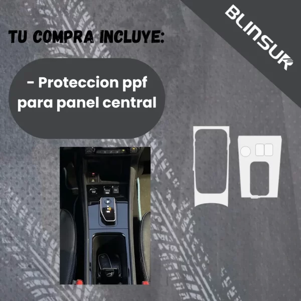 Mica Proteccion  Panel Acabado Piano Nissan Kicks 2021 2023