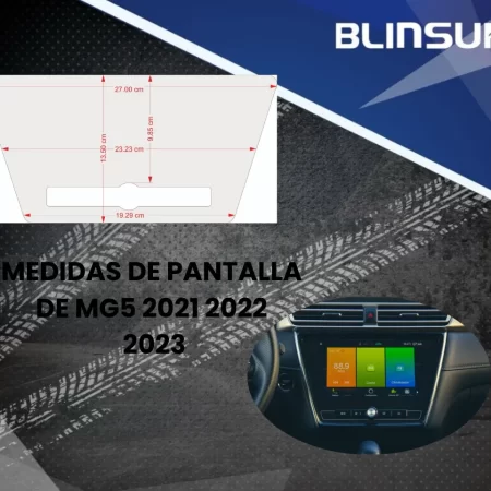 Protector Pantalla Y Tacometro Para Mg5 Style 10 Pul 2021-23 - Image 3