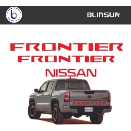 Sticker Calca Np300 Frontier 2021 2023 Parrilla Batea Rojo - Image 3