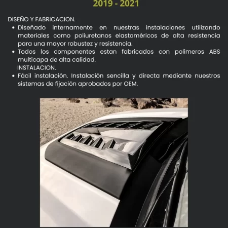 Toma De Aire De Cofre Airdesign Gmc Sierra 2019-2021 - Image 3