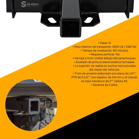 Tiron Jalon Remolque Dodge Ram 700 2021 - 2022 Solden - Image 3