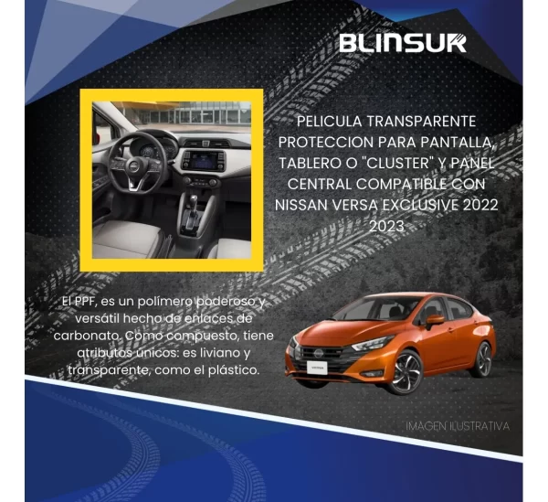 Protector Bl Pantalla,cluster,consola Para Versa Exclusive.