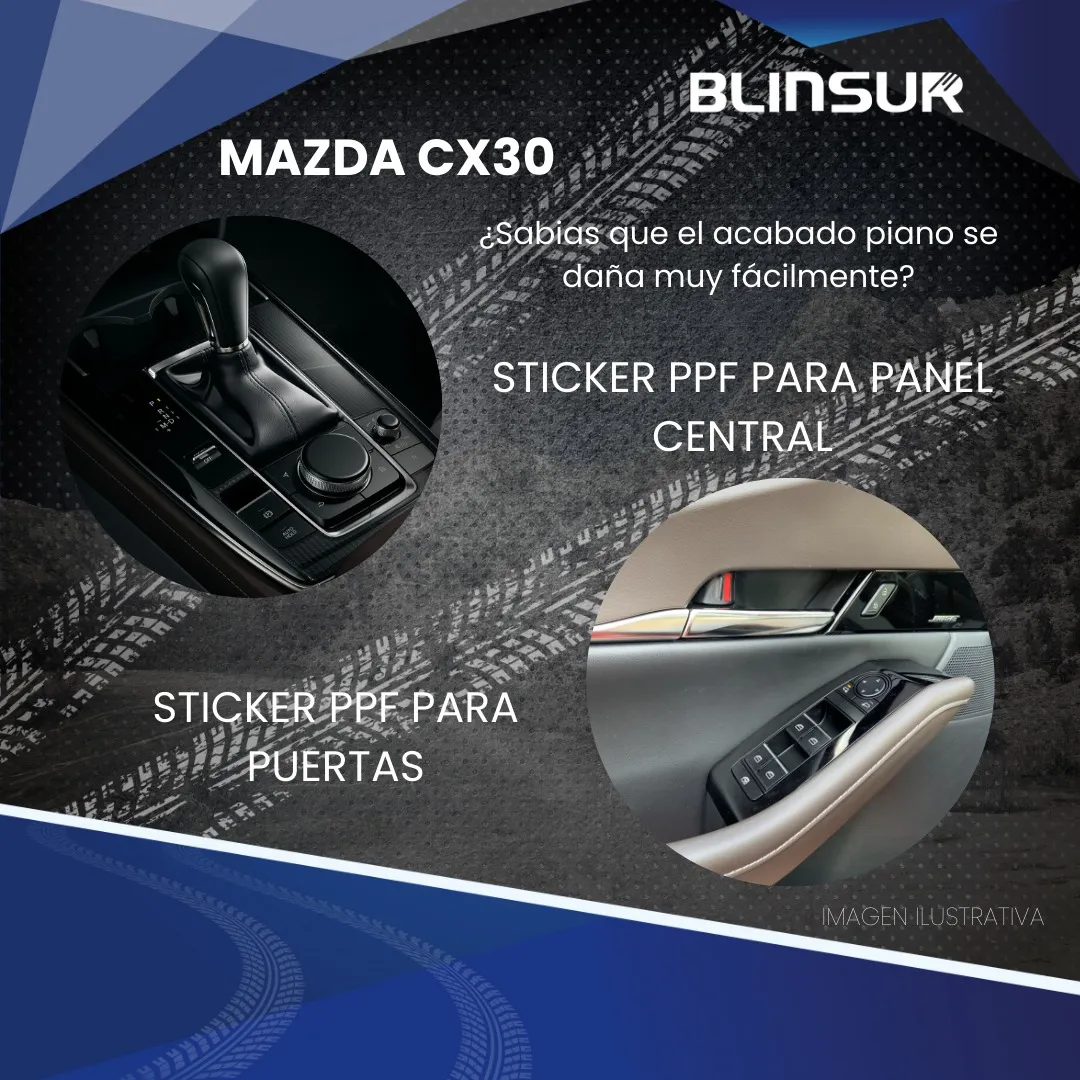Protector Bl 4 Puertas Y Panel Central Para Mazda Cx30 18-21 - Image 3
