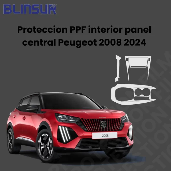 Proteccion Ppf Interior Panel Central Peugeot 2008 2024