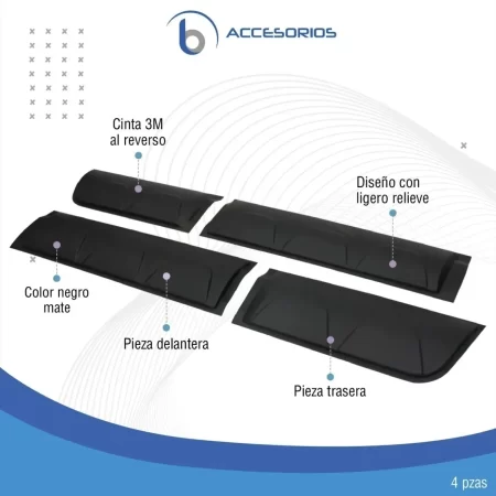 Moldura Aplique De Puertas Volkswagen Amarok 2009-2021 - Image 3