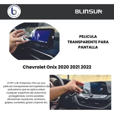 Protector Mica Pantalla Chevrolet Onix 2020 2021 2022 - Image 3