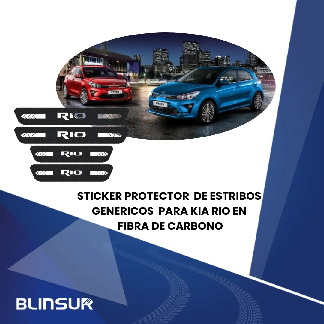 Protección Bl De Estribos 4 Puertas Compatible Con Kia Rio - Image 3