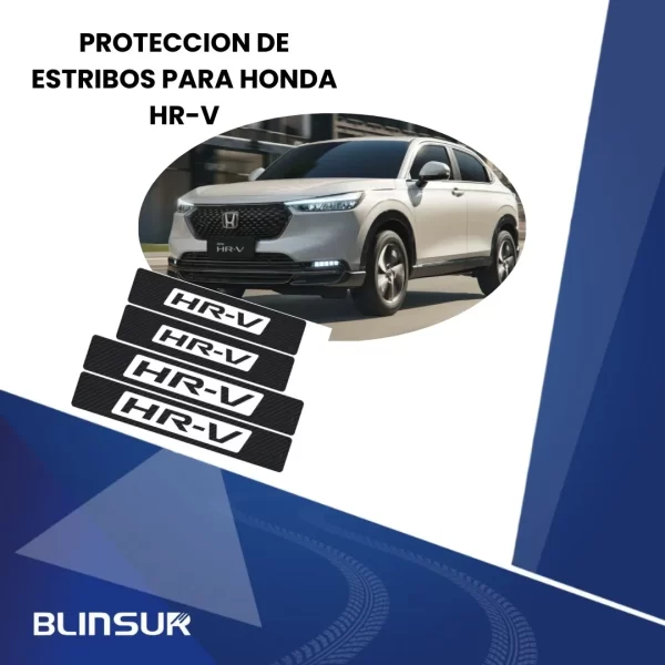 Cinta Protectora Bl Embellecedora Estribos Para Honda Hr-v