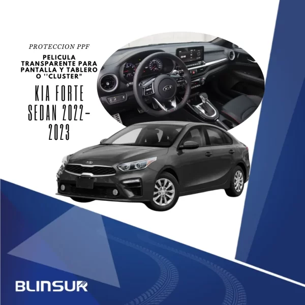 Protector Pantalla Y Clúster Para Kia Forte Sedan 22-2023