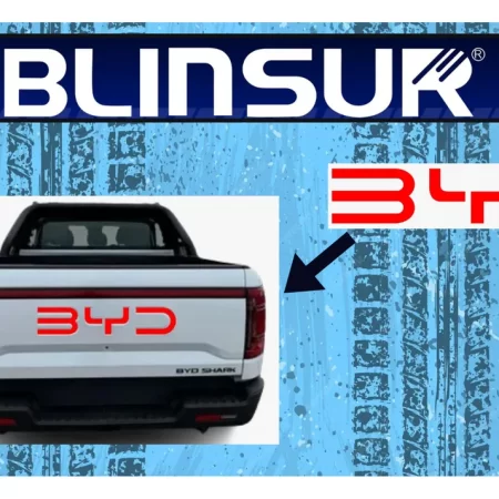 Letras Vinil Color Rojo Tapa Dmo Byd Shark 2025 - Image 3