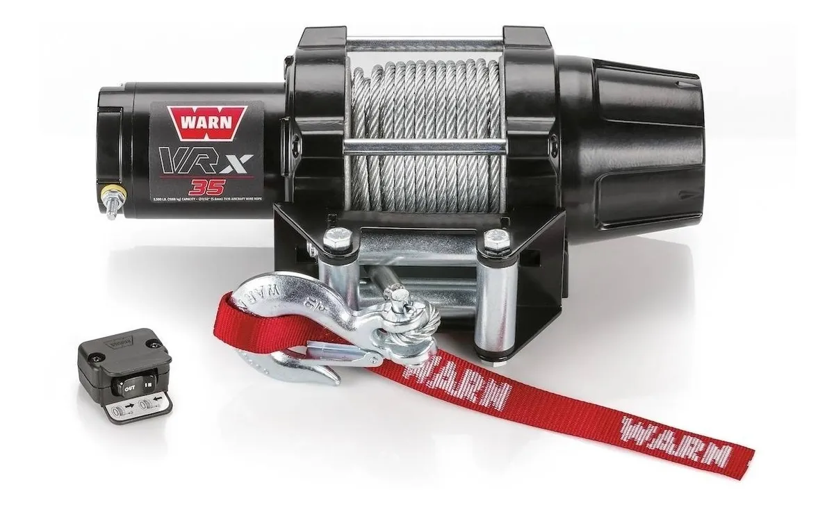 Winch Warn Vrx 3500 Lbs Acero Rzr Can Am Polaris Original - Image 3