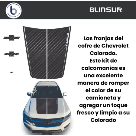 Calcomanía Para Cofre Compatible Con Chevrolet Colorado - Image 3