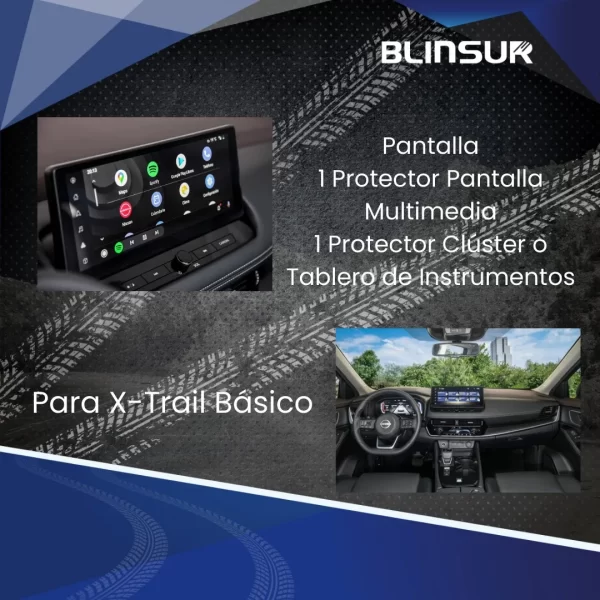 Protector Bl Pantalla Y Clúster Compatible Con X-trail 2023
