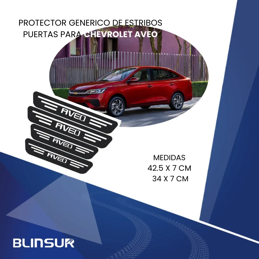 Cinta Protectora Bl Embellecedora De Estribos Para Aveo - Image 3