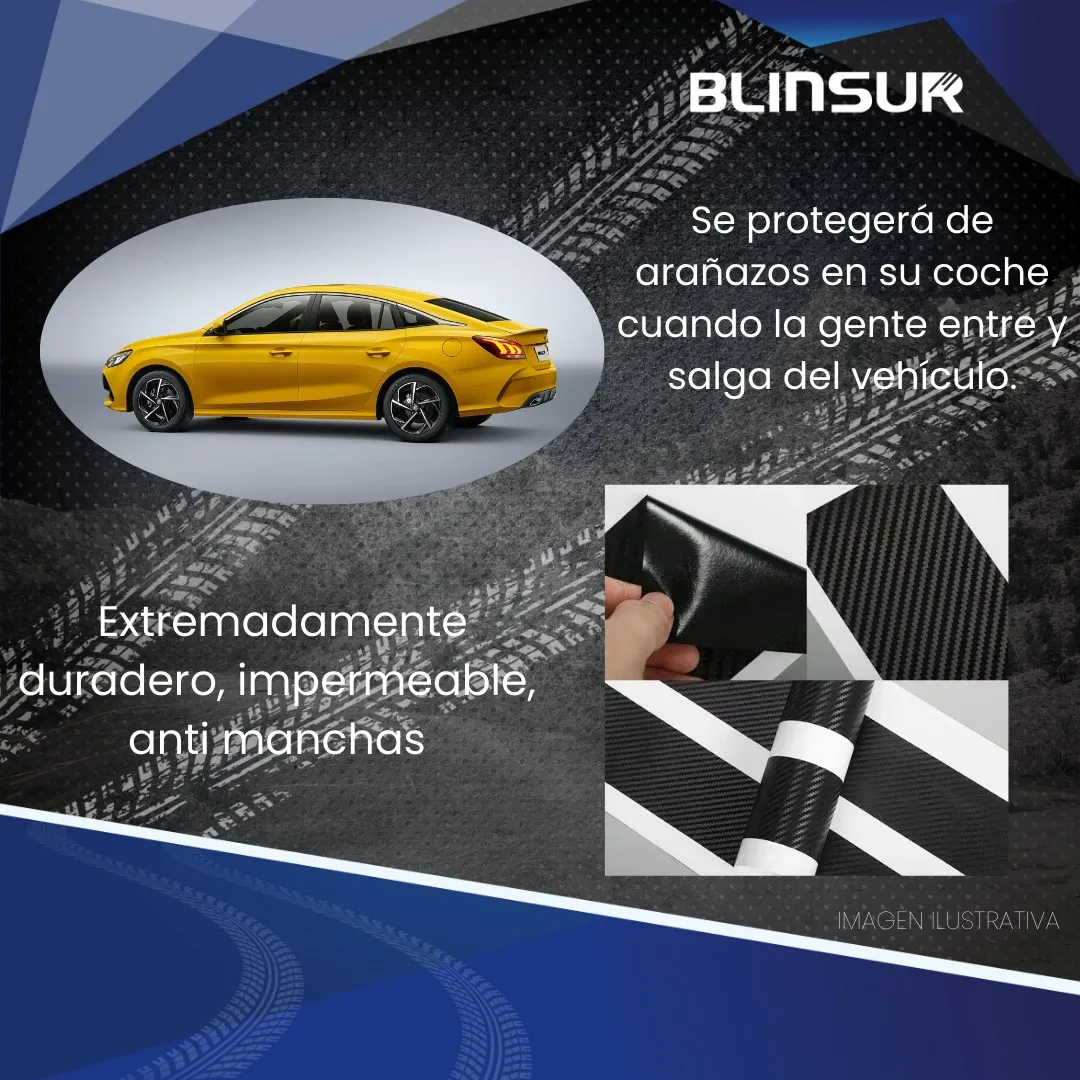 Sticker Protección De Estribos Puertas Mg Gt - Image 3