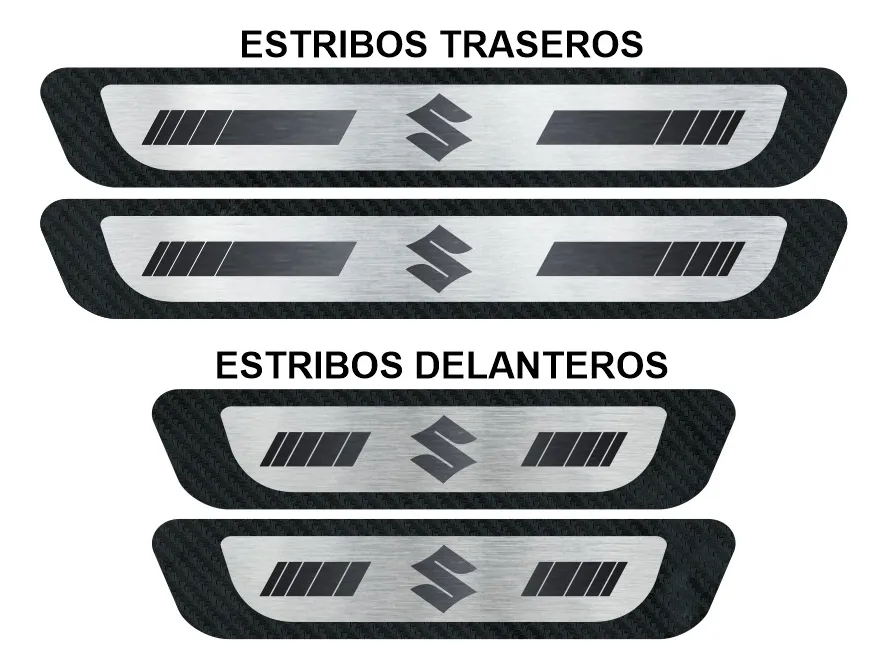 Sticker Protección De Estribos Puertas Suzuki Autos Y Suv - Image 3
