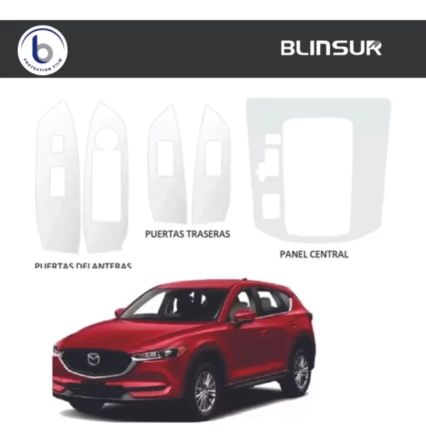 Protector Ppf Consola Central Puertas Mazda Cx5 2019