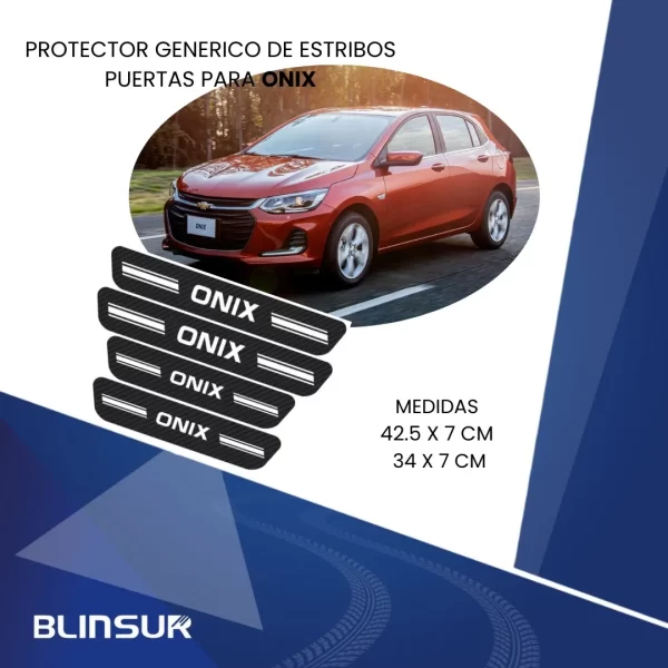Cinta Protectora Bl Embellecedora Estribos Para Onix