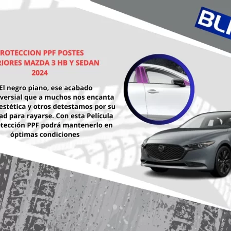Protector Bl Postes Exteriores Para Mazda 3 Hb Y Sedan 2024 - Image 3