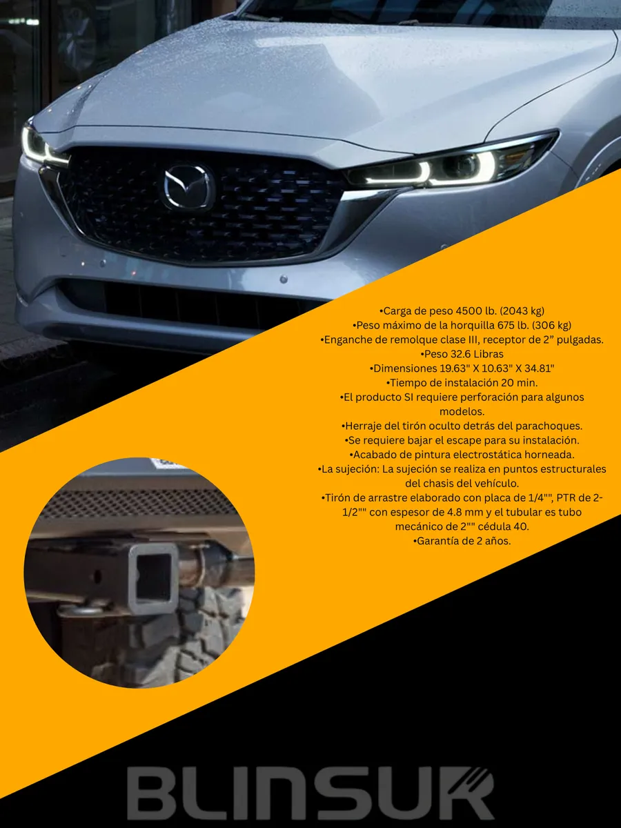 Tirón Jalon De Arrastre Mazda Cx-5 2013 - 2023 Solden - Image 3