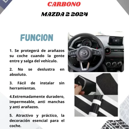 Kit Car Ppf Y Fibra De Carbono Mazda 2 2024 - Image 3