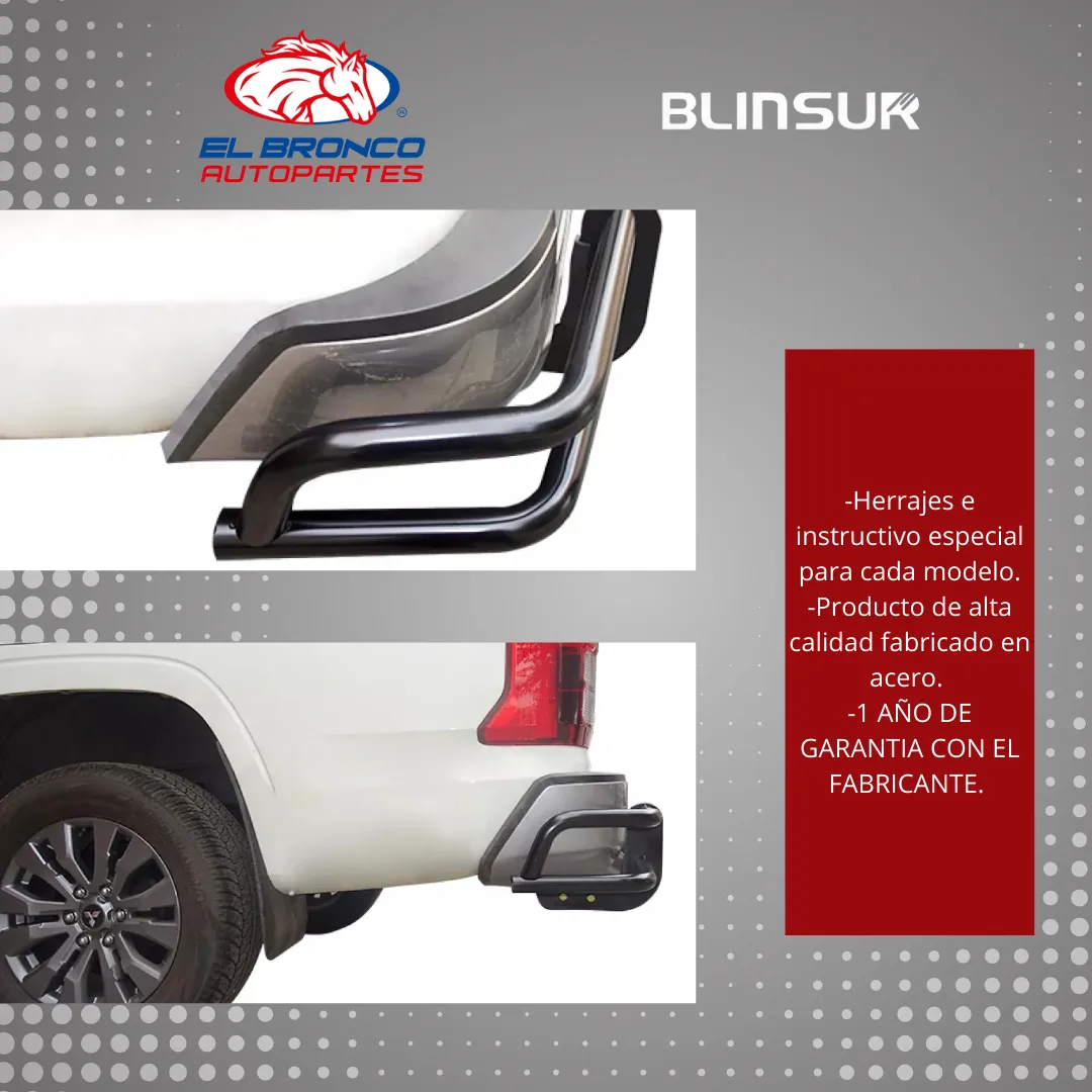Burrera Bumper Trasero Para Mitsubishi L200 2025 - Image 3