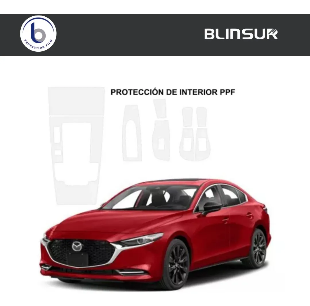 Protector Ppf Transparente Mazda 2019 - 2023 Consola Puertas - Image 3