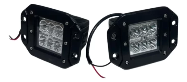 Par De Duallys Luz Led Off Road Faros Antiniebla Bronx