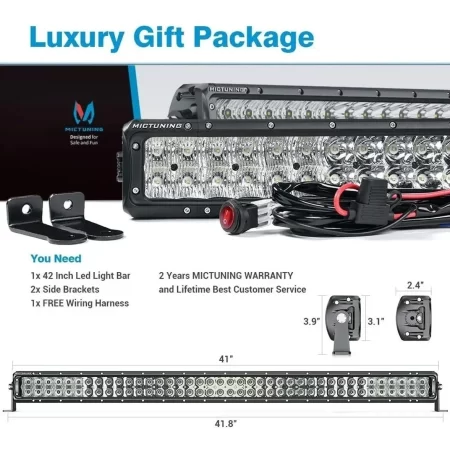 Barra Luz Led 42 Pulgadas Mictuning X-explorer Kl1 240w - Image 3