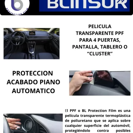 Kit Proteccion Ppf Para Acabado Piano Mazda 2 2024 - Image 3