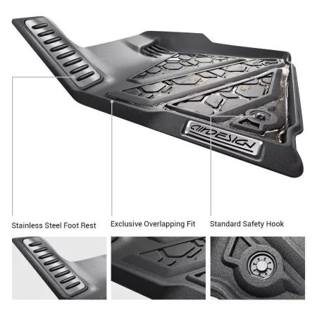 Tapetes De Uso Rudo Airdesign Gmc Sierra 2016-2018 Charola - Image 3