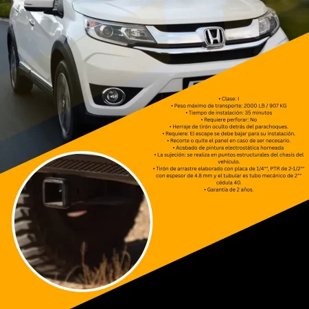 Tiron Jalon De Arrastre Honda Br-v 2018 - 2021 + Solden - Image 3